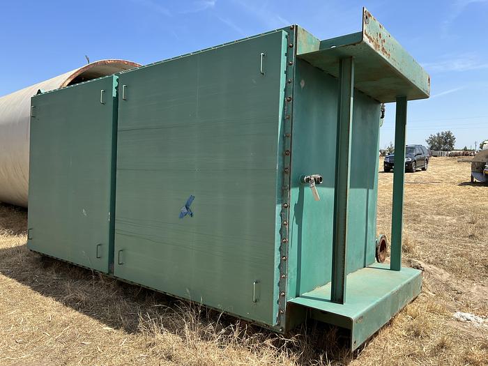 Used Heat Exchanger, Air, 2,528 SF, 550 deg F, Cain Industries #S744457