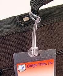 Luggage Tag With Slot Cold Seal Laminate Pouches - 64 x 108mm - pack of 500