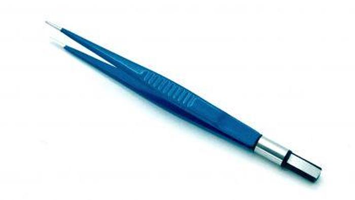 Used Forceps Diathermy Bipolar Straight 1.0mm Tip 150mm (6in)