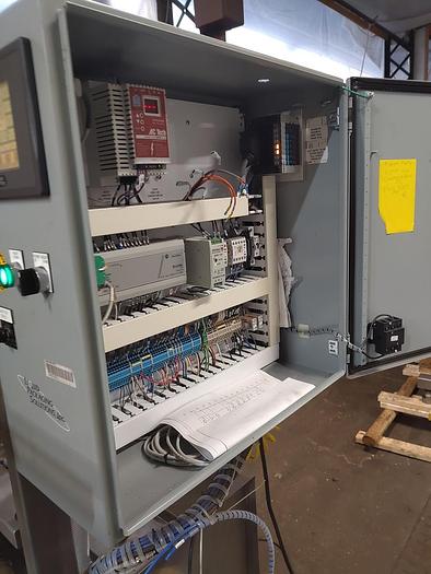 Used Liquid Packaging Solutions 8 Head Inline auto filler - pressure gravity