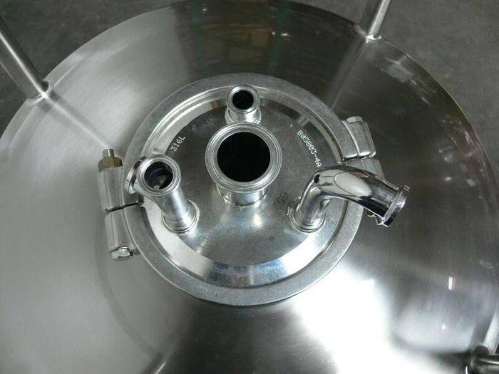 Used Lot of 4 Precision 200 Liter 316 Stainless Steel  Pressure Vessel 100 PSI @ 302F