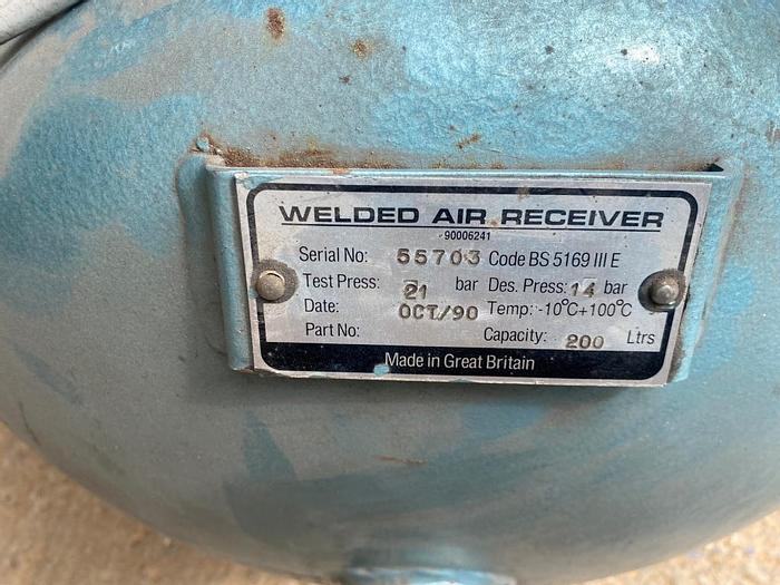 Used AIRCOSSE 200L Air Compressor