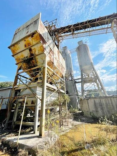 Used Erie Strayer Stationary Concrete Batch Plant