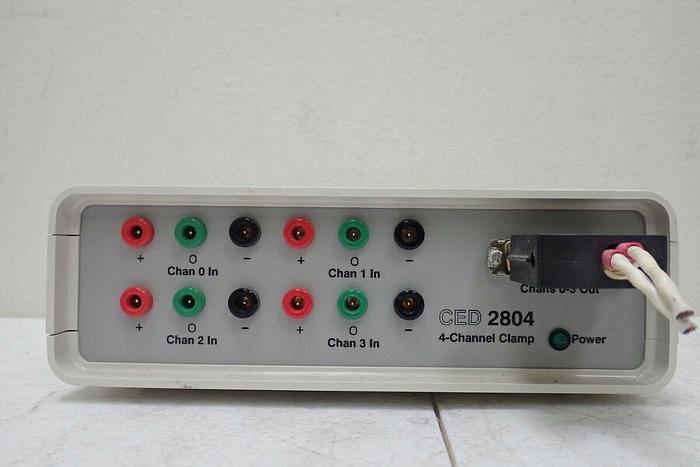 Used CED Ltd CED 2804 4-Channel External Clamp Box
