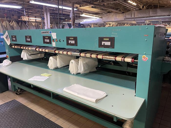 Used Lavatec BB&B 5 lane small piece stacker