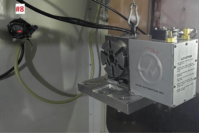 Used 2007 HAAS VF2SS Vertical CNC Mill Fourth Axis