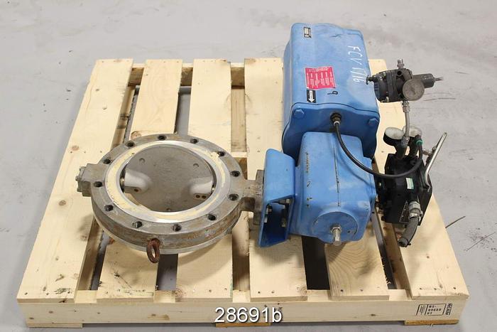 Used Neles Jamesbury L25CMP10AACA 10" Butterfly Control Valve #28691