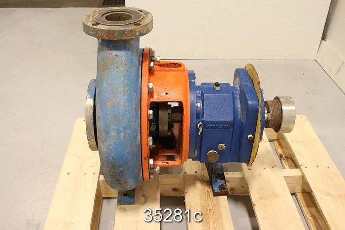 Used Goulds 3196 Pump, 3x4x13, 6 Vane 13" Impeller #35281