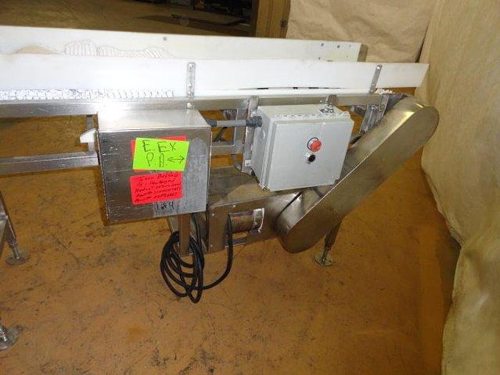 Used Stainless Steel belt Conveyor; 15"W x 10' 6"L