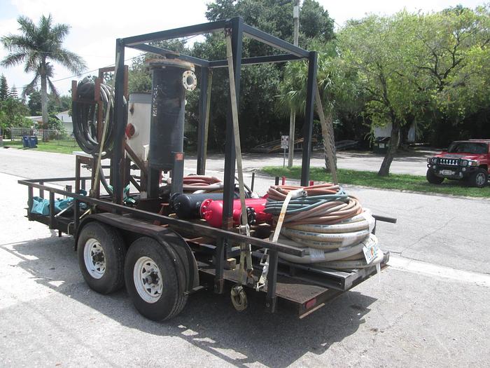 Used 7'x16' Sandblasting Trailer