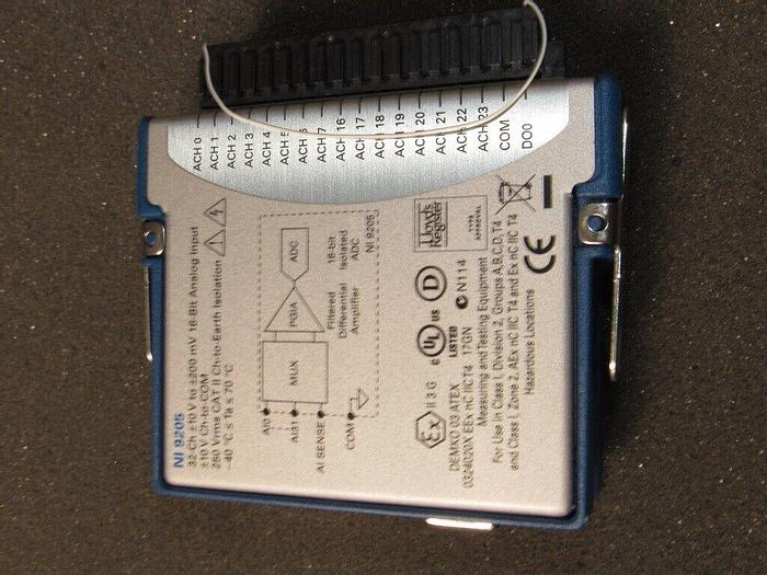 Used National Instruments NI 9205 cDAQ Analog Input Module, 32 Channels