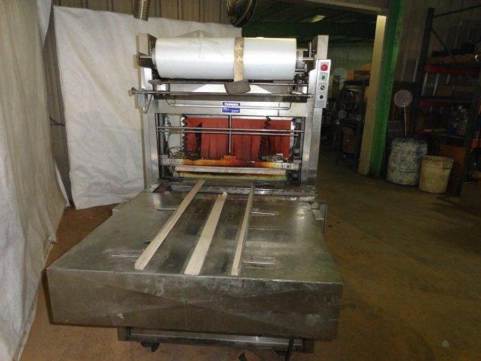 Used Barry-Wehmiller/Hussman Corp Overwrapper & Shrink Tunnel