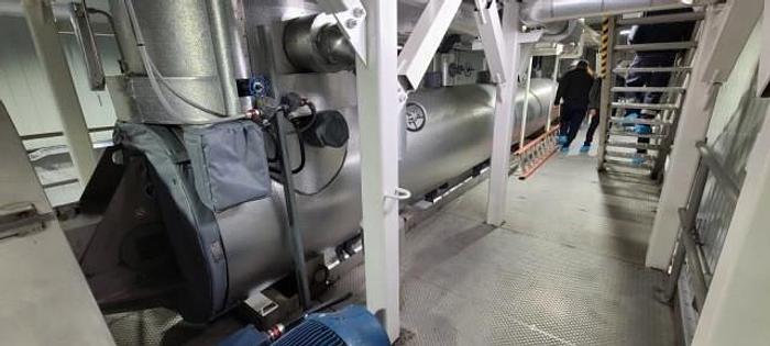 Unused Dryer, Paddle, Bepex, Model SJS-42-22, 304 Stainless Steel, Hot Oil Jacket #A744807