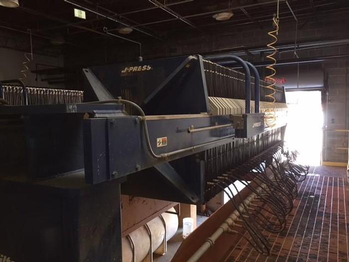 Used Used US Filter Press J-Press Model: 1500M40-64-150SNLC