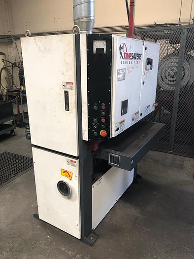 Used 2016 37” Timesaver Series 1200 Dry Belt Sander w. Wet Dust Collector
