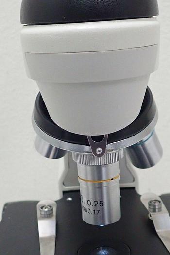 Used Frey Scientific 529373 Microscope with 3 Objectives & WF10X-18MM
