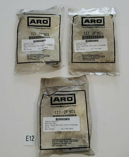 *NEW IN BAG* LOT OF 3 ARO 2F901 1/8" Limit Valve 3 Way 2 Position + Warranty!