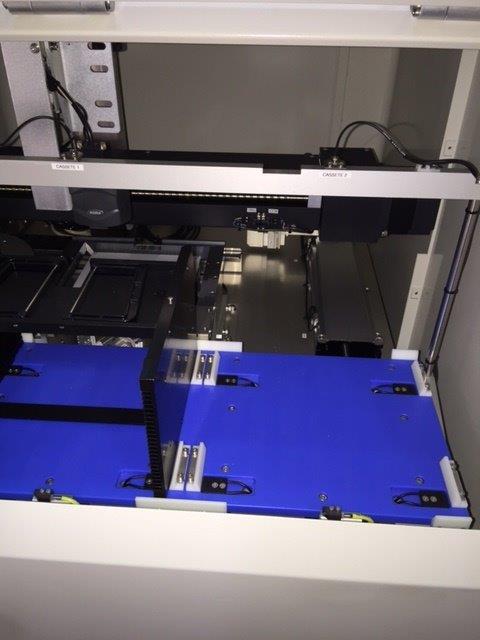 Used Newwave Research Accuscribe 2150 Laser Scribe System - Auto production model