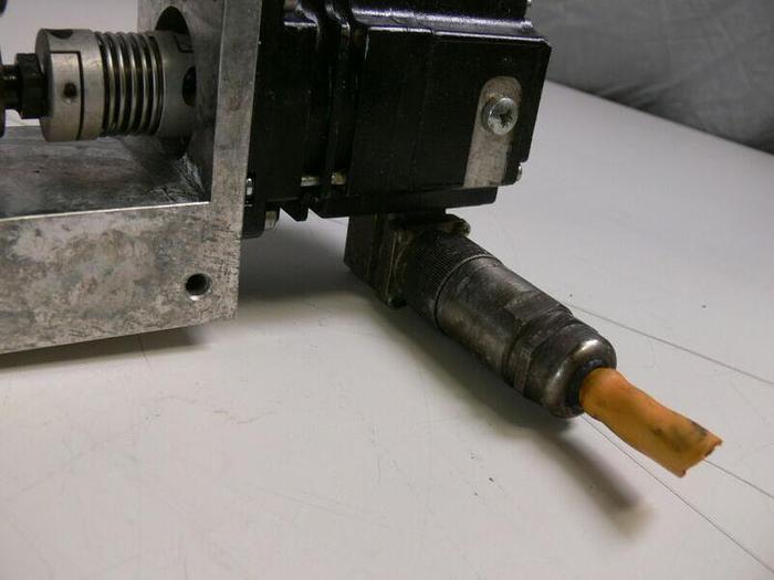 Used Berger Lahr VRDM 564/50 LNC Motor w/ Sensor & Linear Motion Press Assembly