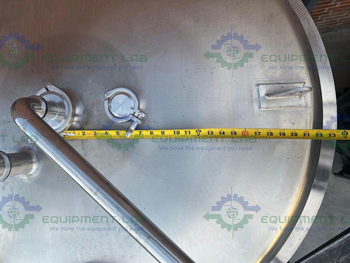 Used LMC 840 Gallon Stainless Steel Jacketed Fermentation Tank