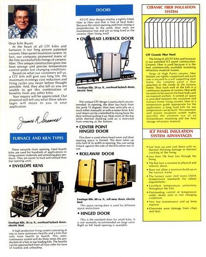 Used Furnace, Box, 3' X 3' X 2', 18 CF, 2350 Deg F, Envelope #C740513
