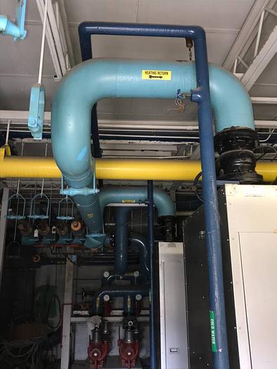 Used 165 HP Bryan Flexible Tube 50 PSI Steam Boiler 1988 Model RV550-W-FDG
