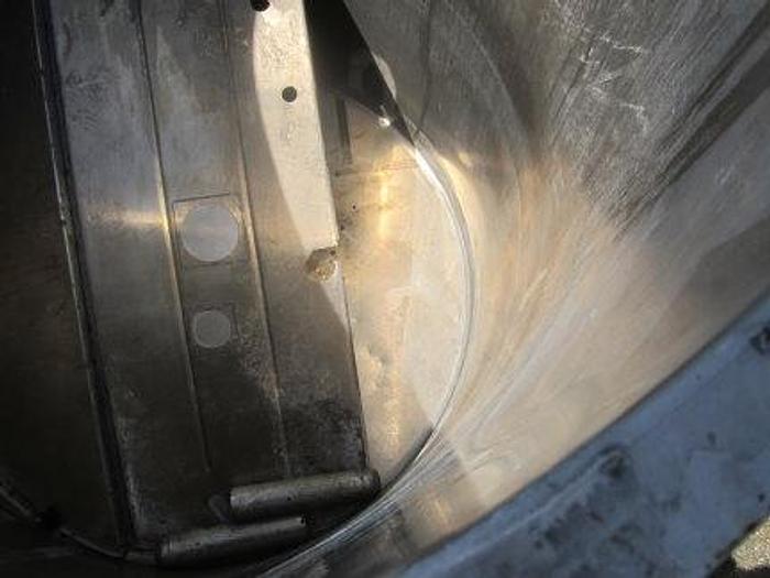 Used Tank, 1,024 Gallon, 316 Stainless Steel, Chem Tek, 6' x 6', OT/FB #S737705