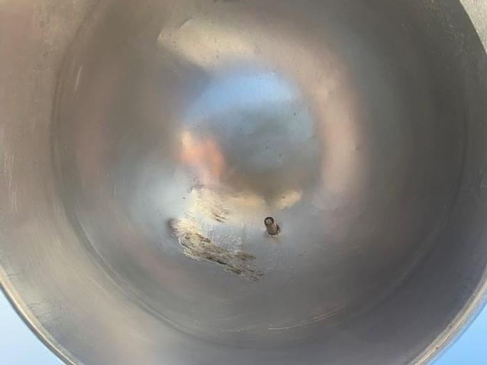 Used 70 Gallon Burkhard Jacketed Stainless Steel Tilting Steam Kettle