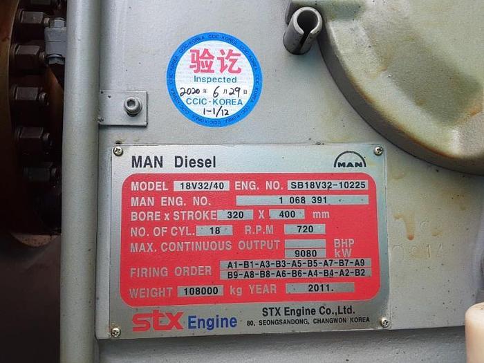 MAN STX 18V32/40 HFOR or MDO generators New