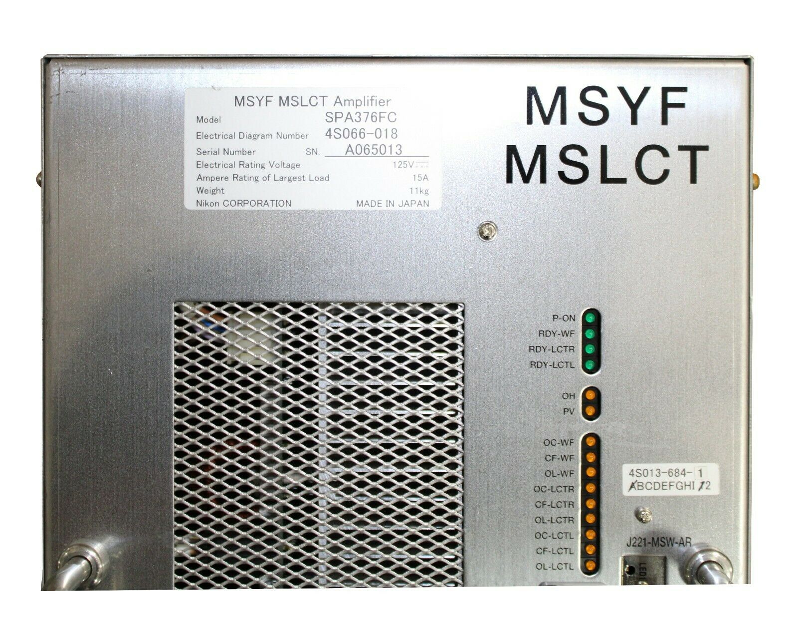 Used Nikon SPA376FC MSLCT AMPLIFIER