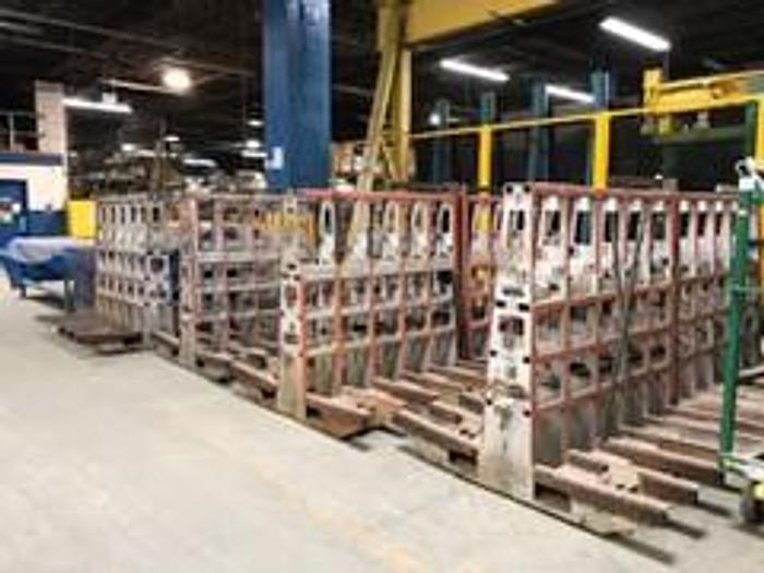 Used Tamglass 72" 3-Bay Tempering Line