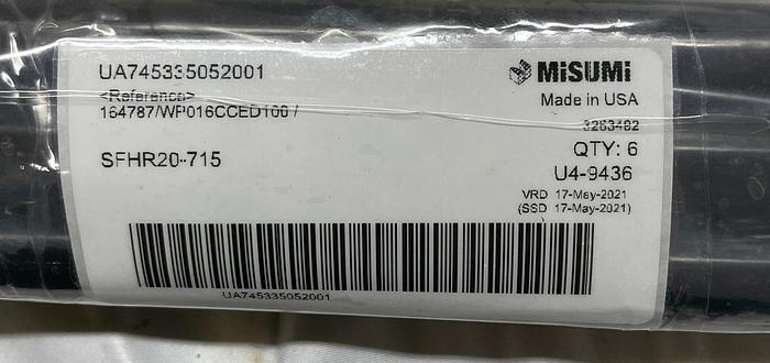 Misumi SFHR20-715 Qty.6 