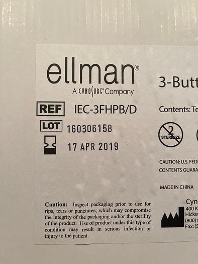 Used Ellman Box of 10 3-Button Fingerswitch Handpiece