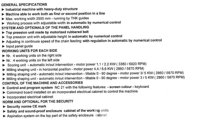 Used Homag Optimat NFL 26 Tenoner