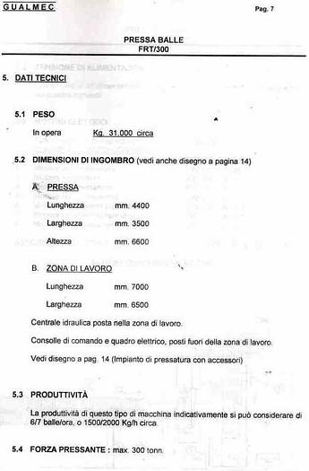 Used TEARING MACHINE ITALIANA RIGENERAZIONE