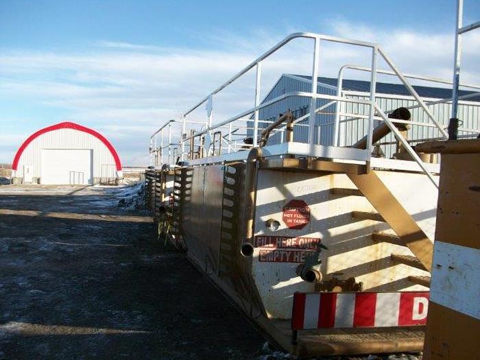 Used 20 m3 (120 bbl) Skid Mounted 2 Compartment Mud Tank