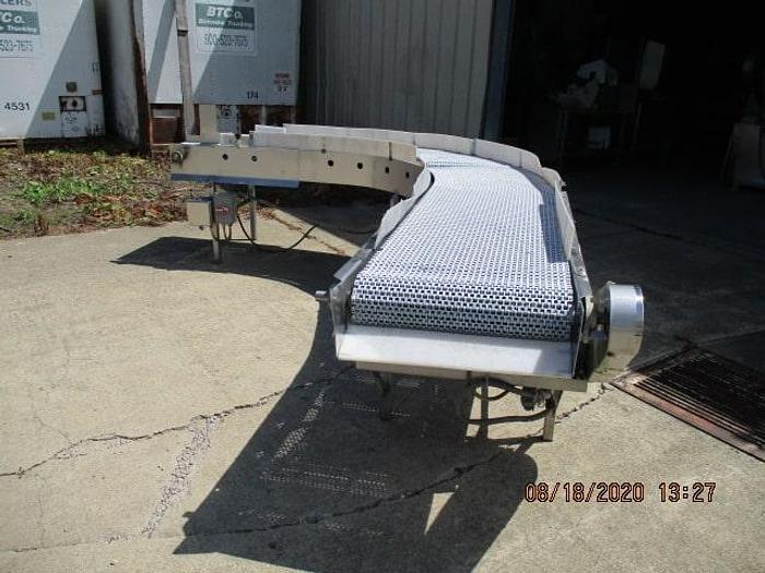 Used 90 Degree Turn Conveyor 24" wide x 9' long