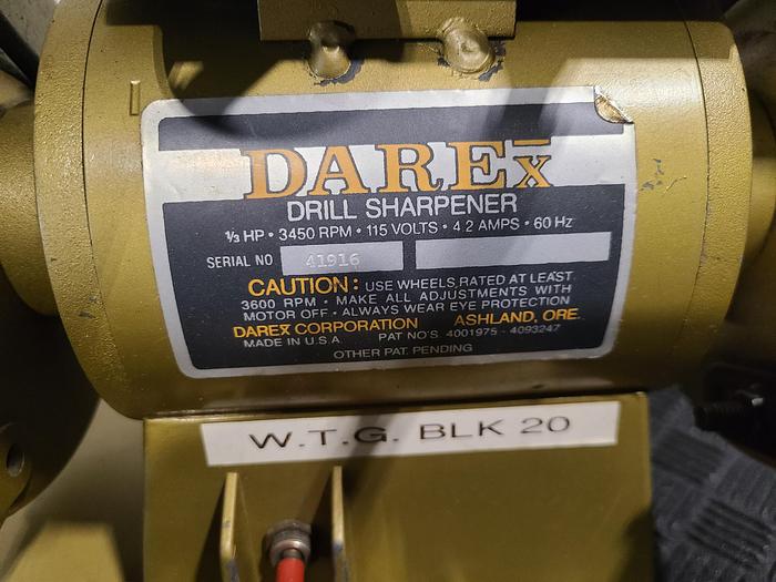 Used Darex Drill Sharpener