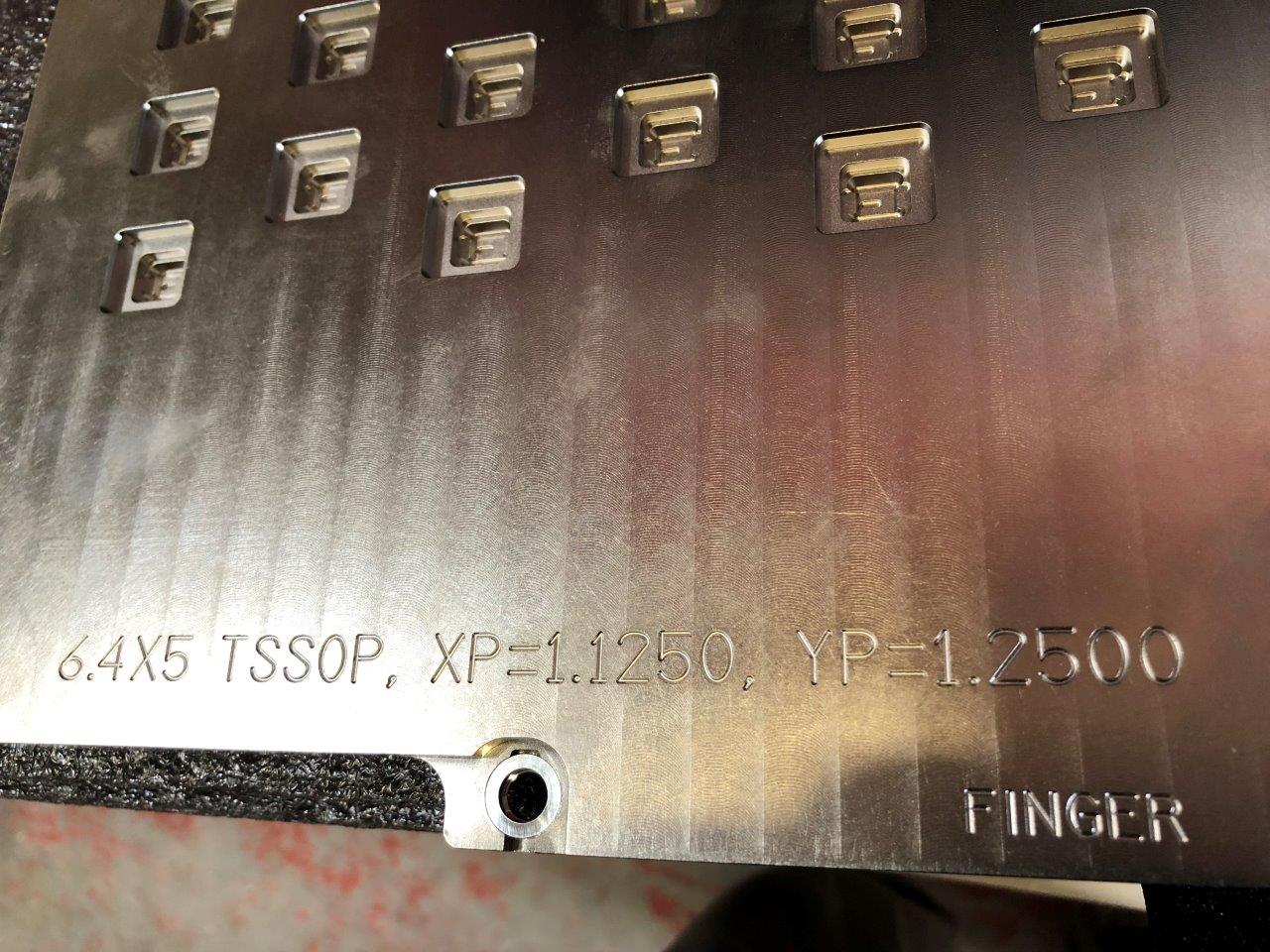 Used Delta Edge DE8000 - Q-FPB-16 TSSOP .173-0001 Test Handler Change kit