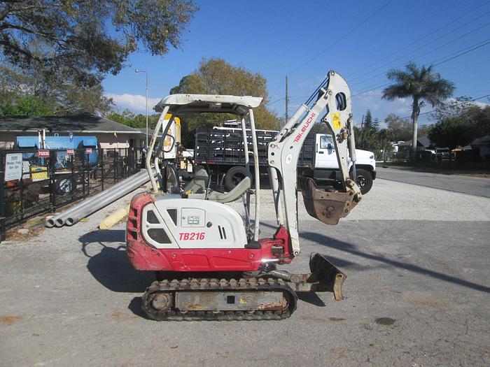 Used Takeuchi TB216 Mini Excavator