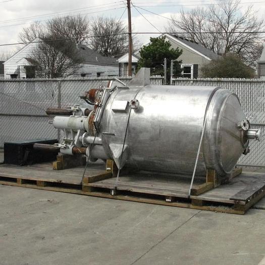 Used 1500 LITER / 400 GALLON BUHLER VACUUM MIXER – S/S – VACUUM – JACKETED