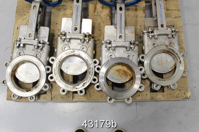 Used Velan 6" Hand Operated Knife Gate Valve #43179