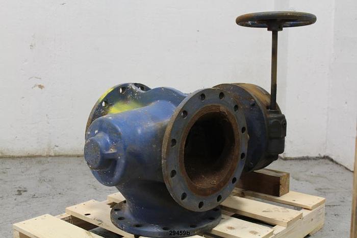 Used Dezurik 0015331 10" Hand Operated 3 Way Valve #29459