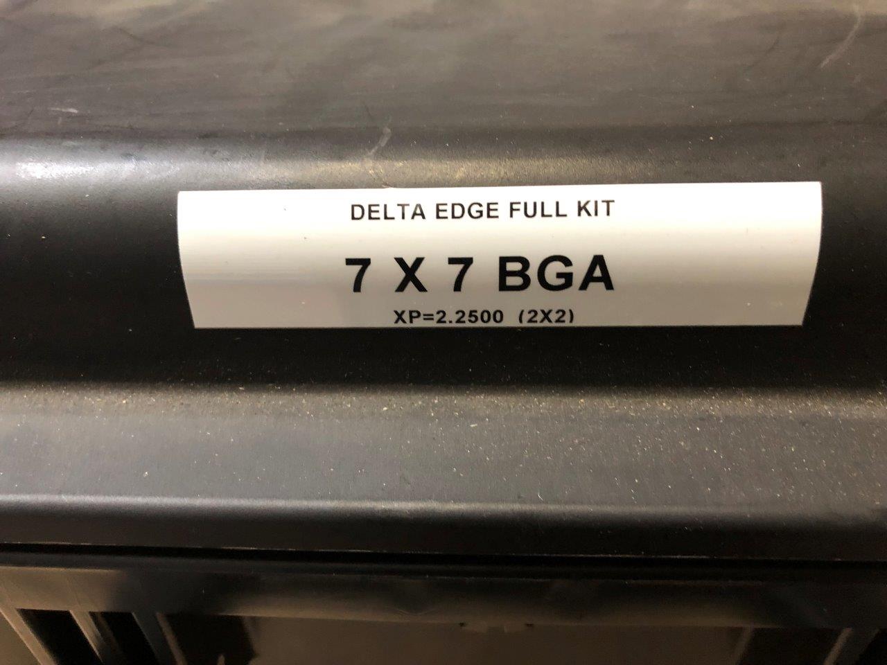 Used Delta Edge DE8000 7X7 BGA Test Handler Change Kit