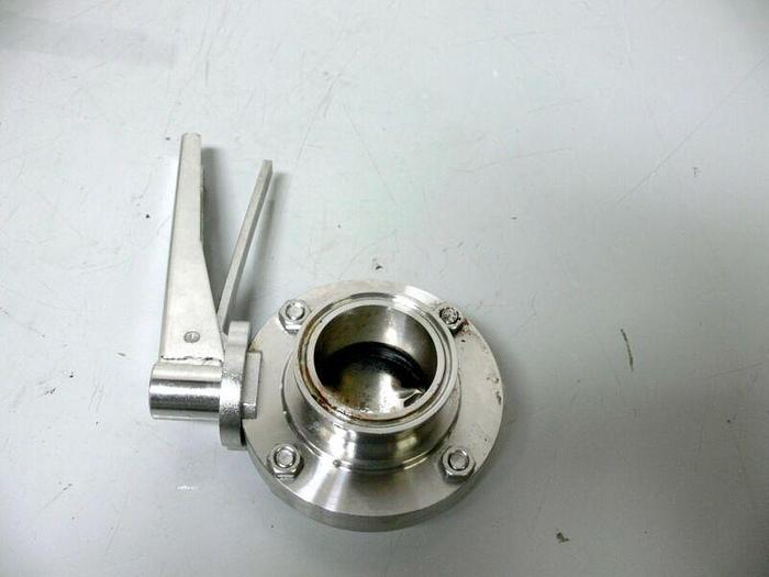 Used Waukesha Cherry-Burrell Butterfly Valve 2"