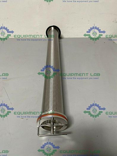 Used SANI-MATIC Stainless Steel Angle-Line End Inlet Standard Flow Long 36” Wedgewire