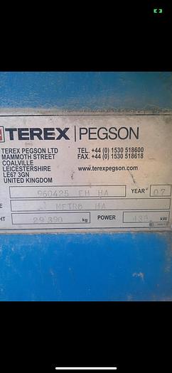 Used 2007 Pegson Metrotrak 900 x 600