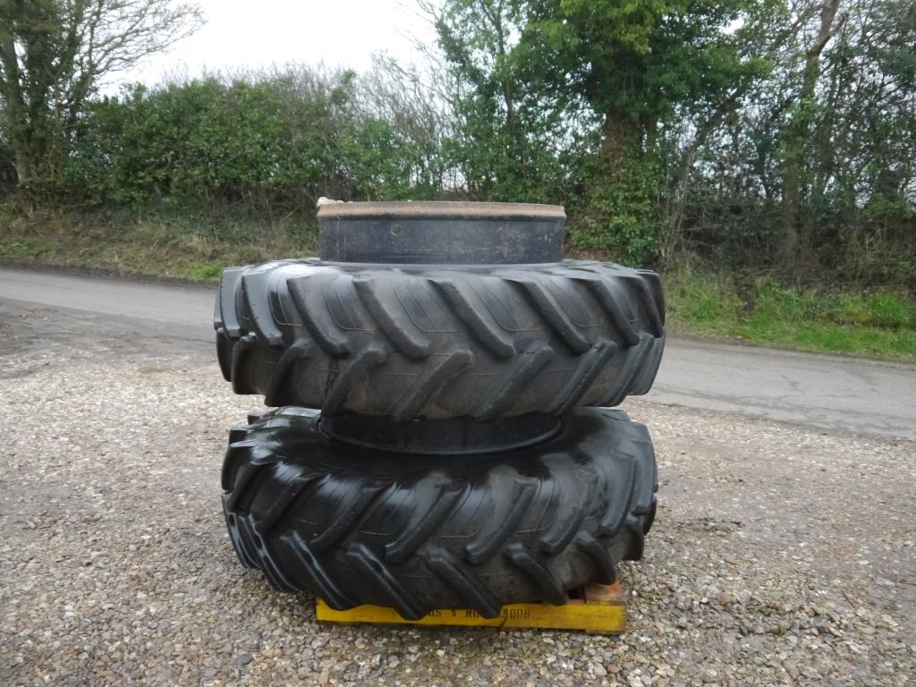 Used Pair 20.8 R42 Dual Wheels and Tyres