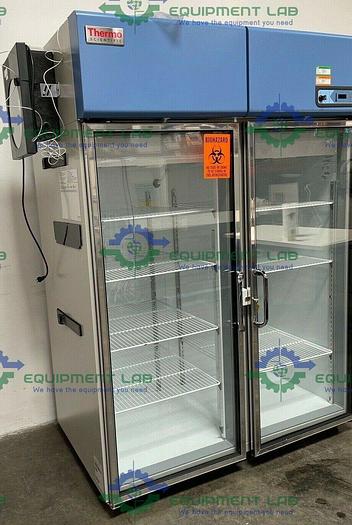 Used Thermo Scientific Revco RGL5004A Lab Refrigerator +4°C Glass Door 51.1 Cu Ft