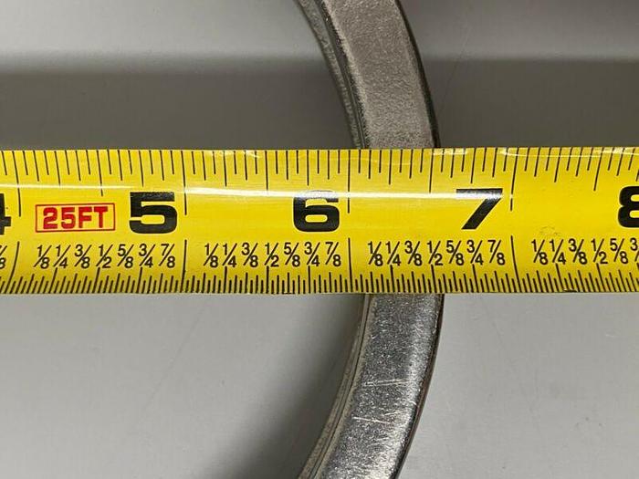 Used Single-Pin Heavy Duty Stainless Steel 6" Clamps